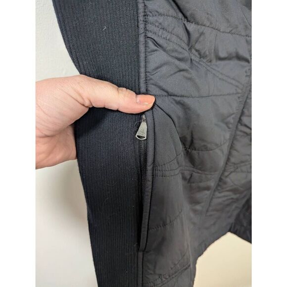 PrAna Women's Black Tunic Length Pullover Turtle Neck Vest - Size Med - Picture 3 of 7